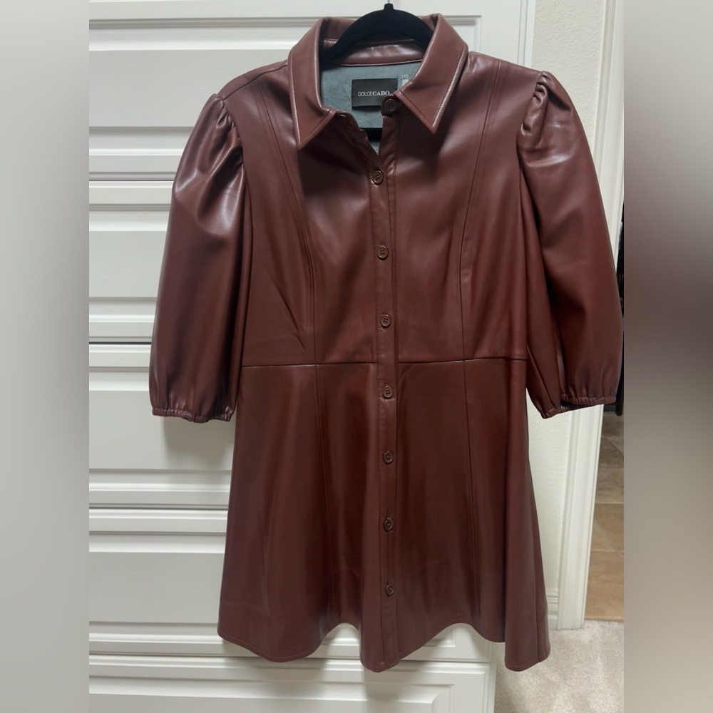 Dolce Cabo Brown Mini Dress